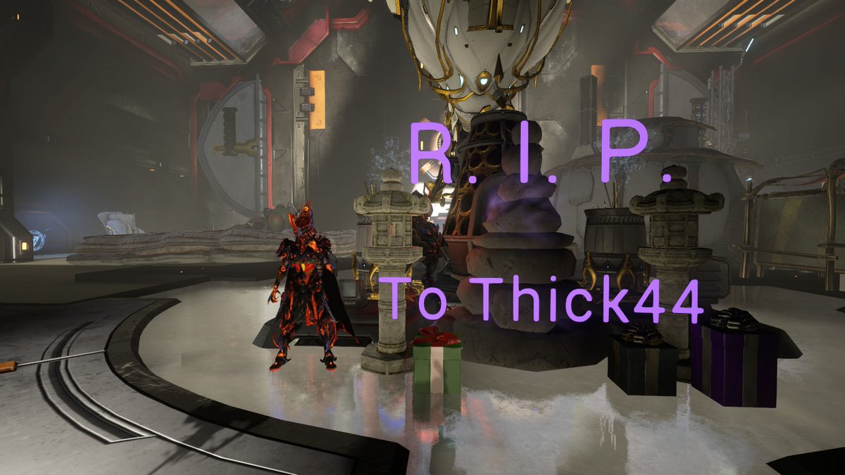 ConnerSchn33480's tweet photo. @NeebsOfficial It took me not long to figure out how to send you these images, but here are some pictures of the Thick Memorial I built in my Warframe Clan's Dojo. https://t.co/lUUksqzfpL