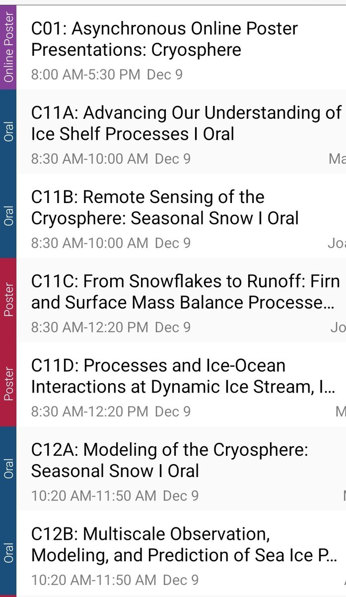 There are some great morning sessions to kick off #agu2024 this year