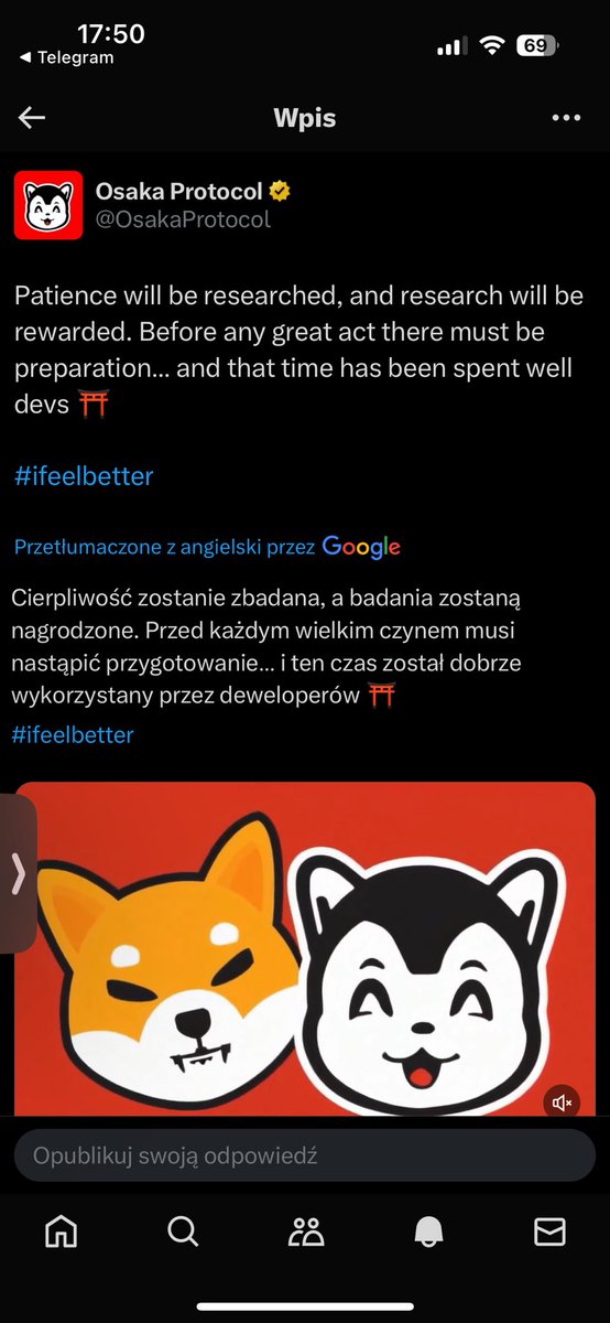frytz777's tweet photo. @MrBigWhaleREAL $osak is not just a memecoin
DYOR
#ifeelbetter
🤫🤫⬇️ https://t.co/x0FdcYweW9
