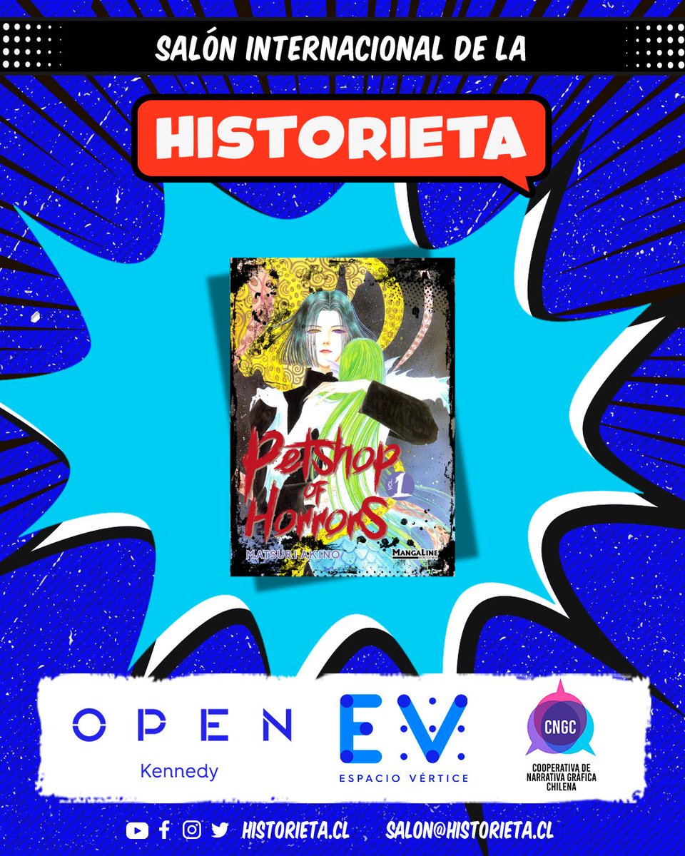 mangalineCL's tweet photo. 🗯 De nuevo estaremos presentes en un nuevo Salón de la Historieta @historieta_cl 🗯

☄️ Iremos con todas las novedades y el catálogo completo, además de la colección de Saikomic 💭

¡Les esperamos! https://t.co/0w0xRWYP2v