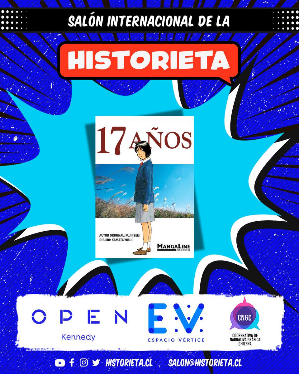 mangalineCL's tweet photo. 🗯 De nuevo estaremos presentes en un nuevo Salón de la Historieta @historieta_cl 🗯

☄️ Iremos con todas las novedades y el catálogo completo, además de la colección de Saikomic 💭

¡Les esperamos! https://t.co/0w0xRWYP2v