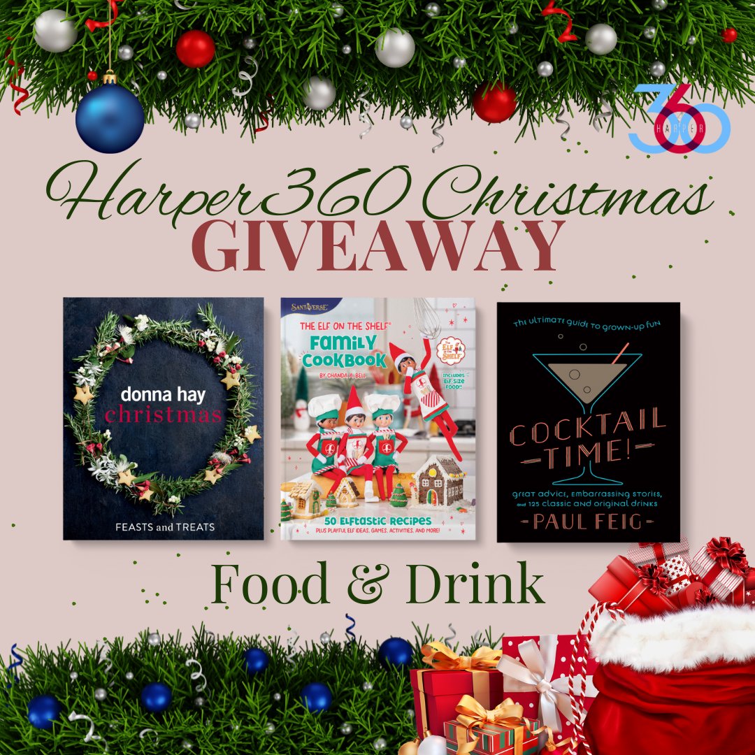 Harper360UK's tweet photo. 🎄🎅 It’s Day 1 of our Countdown to Christmas Giveaway, and it’s a feast for the senses with our food &amp; drink guides! 🍴

To Enter: Like, Retweet, and Follow!  
Comment with your favourite Christmas treat🍩
Ending at 6 pm  
UK and Ireland Only! 
#Harper360Christmas @Harper360YA https://t.co/addd0Kz5Ad