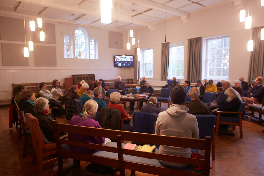 Quakers worship in silence – an active silence we call stillness. In the stillness we seek to connect with God, each other and the world around us. It is where we find the strength and inspiration for everything we do. 🙏

Find a Quaker meeting near you: quaker.org.uk/meetings