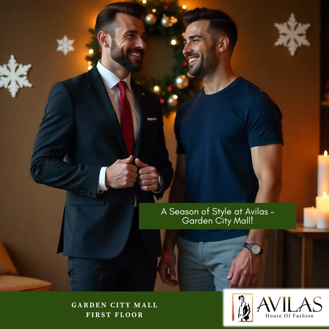 GardenCityNbi's tweet photo. 🎄❄️ A Season of Style at @avilaskenya  – Garden City Mall! ❄️🎄Explore a curated collection of impeccable menswear that brings timeless style and holiday spirit to life. 🎁👕
📍 Garden City Mall – First Floor
 🕒 Open Daily from 10:00 AM to 7:30 PM
 #FestiveFashion #Menswear https://t.co/CIdltu5eSU