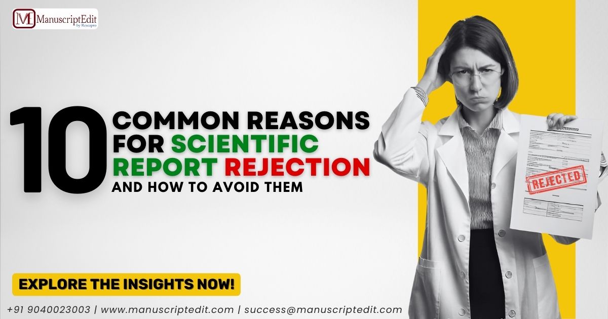 manuscriptedit's tweet image. Rejected again? Maybe it’s not the journal. 🚨

Misaligned scope, weak data, or unclear writing might be the real culprits.

Learn the top 10 reasons for rejection and how to overcome them 👇
manuscriptedit.com/scholar-hangou…

#ResearchHelp #PublicationTips #RejectedAgain