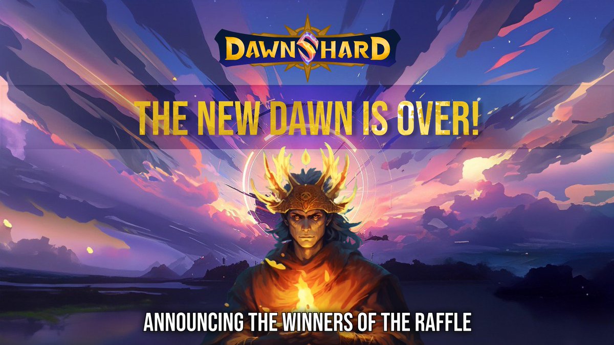 The New Dawn Event Comes to an End! 🎉

A huge THANK YOU to all the Seekers who joined us for this epic journey! 🙌 Over 11,000 participants made this event truly unforgettable 🎉

Special thanks to everyone who battled it out in the tournament last Saturday, and congratulations
