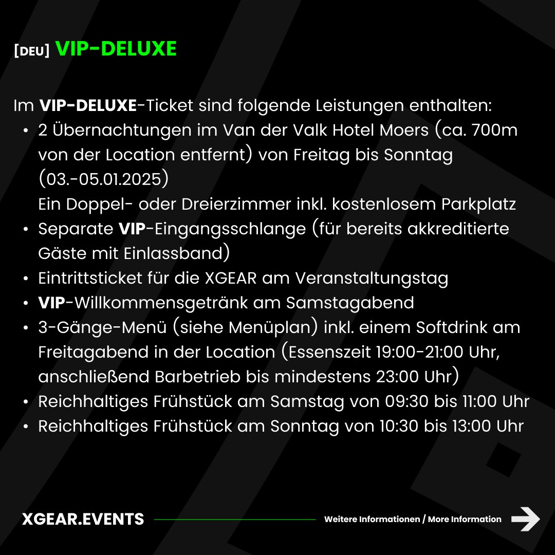 Tickets [2/2]
Was du wissen solltest.
What you should know.