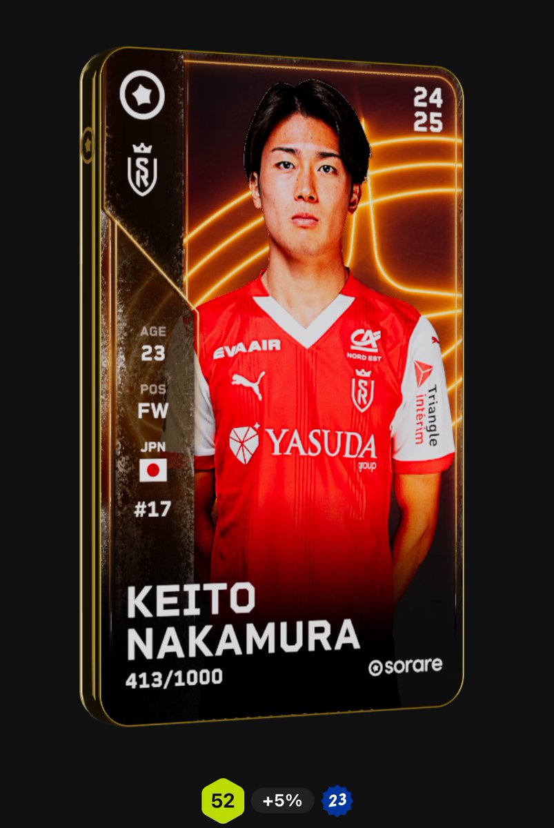 Jobznt23's tweet photo. 🎄 Jour 9 du calendrier de l’Avent presented by Jobznt23 🎁

Aujourd’hui, je vous fais gagner le Japonais Keito Nakamura Neon Christmas 🥶☃️❄️ 

Pour participer :

Follow @Jobznt23 et RT 🔄

TAS demain.

GL all 🍀

#Sorare https://t.co/lWvypV5VXR