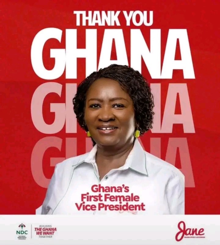 History is here! First Female Vice President of Ghana. Congratulations Madam Vice President.  <a href="/NJOAgyemang/">Professor Naana Jane Opoku-Agyemang</a>