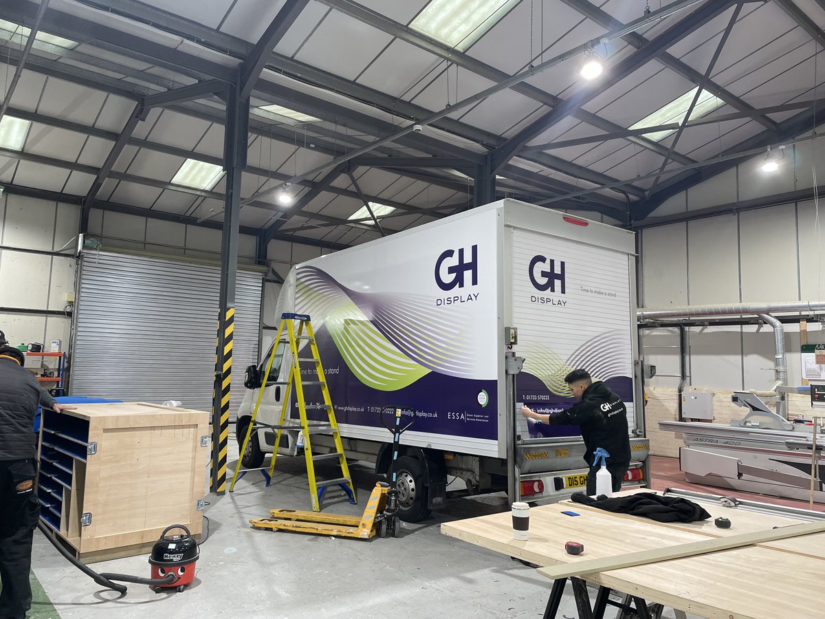 GHDisplay's tweet image. 👀 Check out the new van graphics for the GH Display fleet 👀

#vinylgraphics #vehiclegraphics #vehiclewraps #vehiclegraphic #vehiclegraphicdecals #vehiclegraphicinstallation #graphicdesign #vangraphics #vangraphicdesign