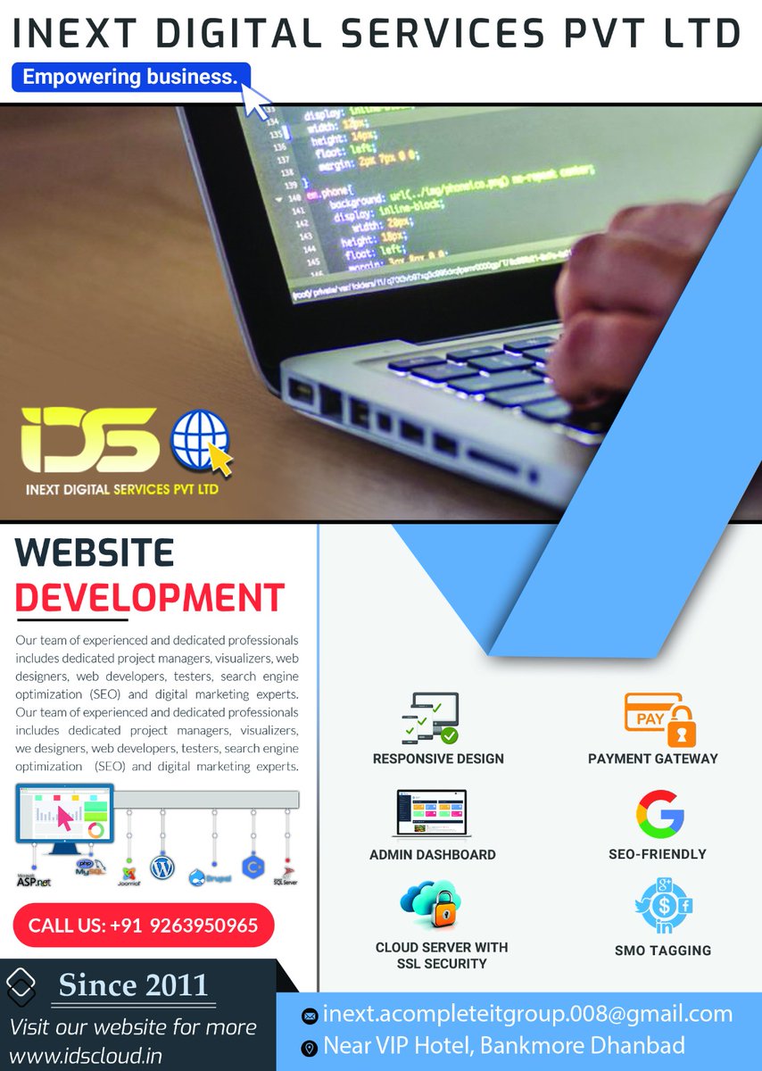 digitalmedia_24's tweet image. Website Development. #ids
. 
. 
#websitedevelopment  #feemanagementsoftware #ids