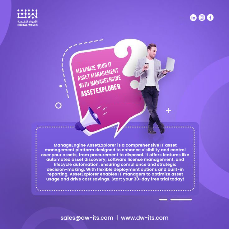 Digital_waves_1's tweet photo. Maximize Your IT Asset Management with ManageEngine AssetExplorer

Read more: 
Email: sales@dw-its.com
Website: https://t.co/cIPiT2ujjM

#ITAssetManagement #AssetExplorer #ManageEngine #ITAM #SoftwareManagement #LifecycleManagement #CostSavings #ITCompliance #TechSolutions https://t.co/ODAPHyIxuc