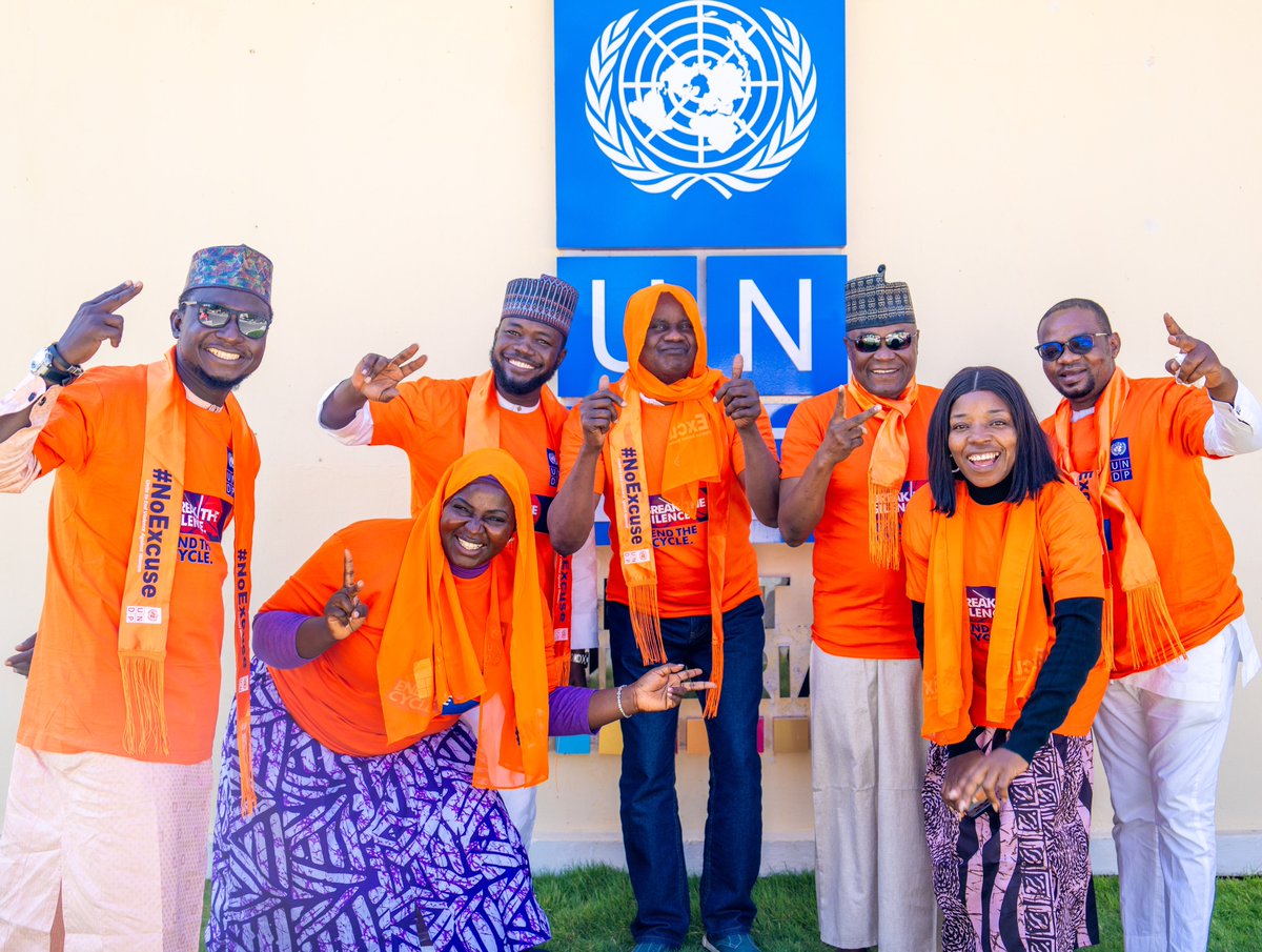 UNDPNigeria's tweet photo. Still on the #16DaysOfActivism, our team in the northeast is committed to taking action &amp; amplifying our efforts to end violence against women &amp; girls.

We're raising awareness and empowering communities to build a future free from gender-based violence. #NoExcuse for #GBV! https://t.co/DJwzZPaHIz