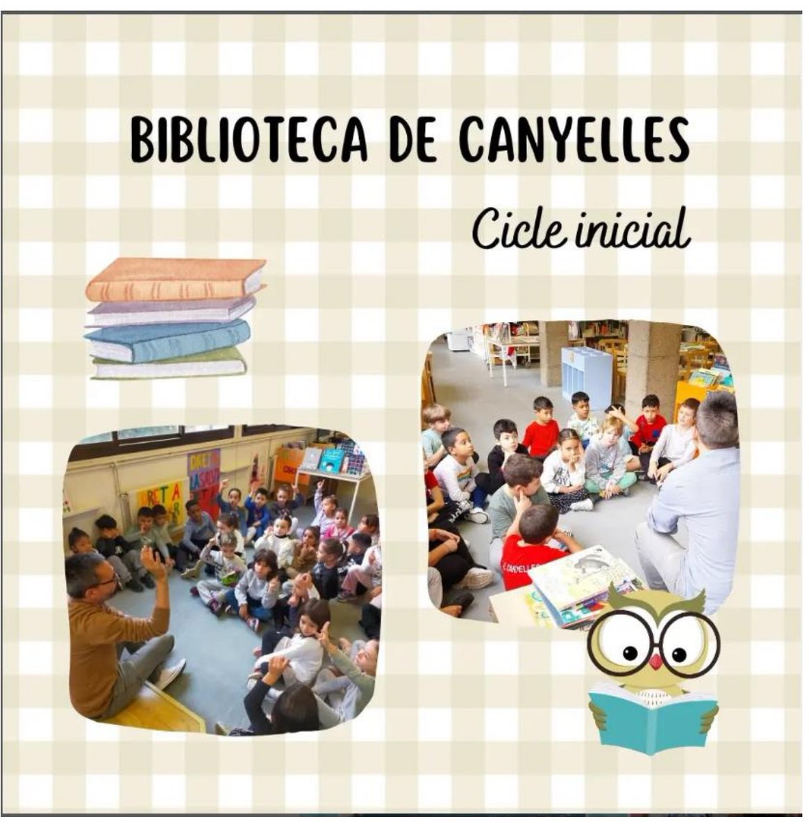 Famílies, us animem a que aneu a la biblioteca del barri. Fa uns dies els alumnes de cicle inicial la vam visitar. Ens van explicar com funciona el préstec, a més  podem mirar  tants llibres com vulguem! Hi ha contes de molts temes: animals, natura, invents, còmics, esports...