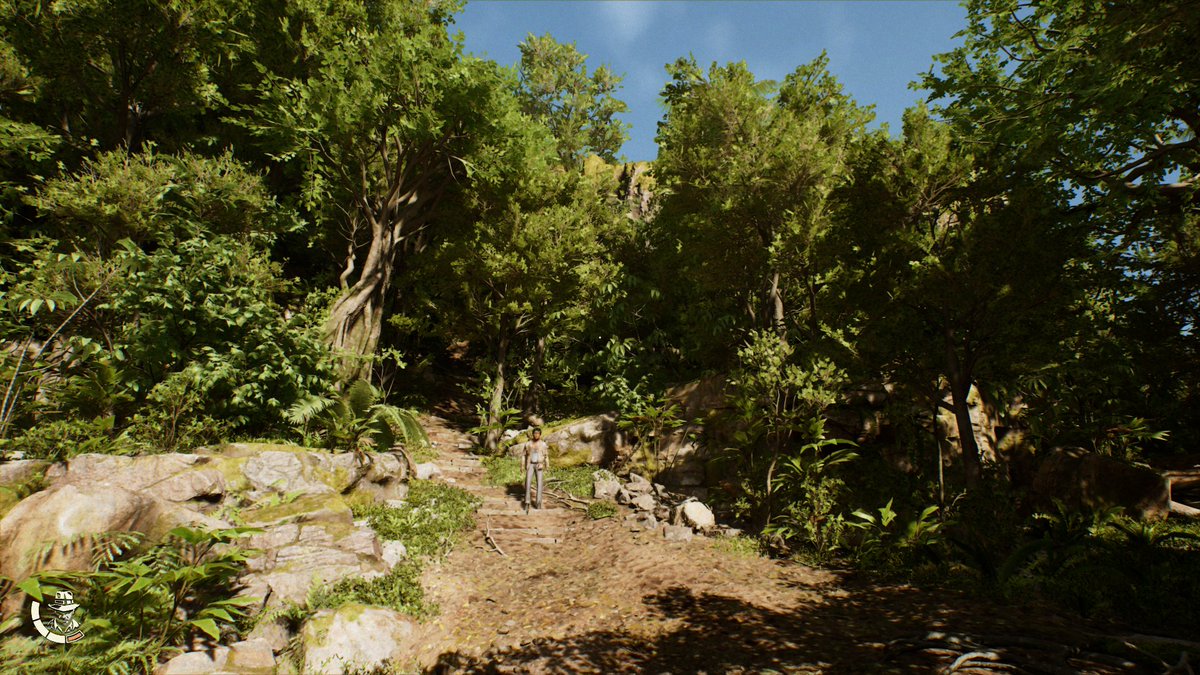 unsonyer's tweet photo. De momento he de decir que gráficamente no es para tirar ningún cohete🤨
Pero el guiño hacia la película es indudable👍
#IndianaJonesandtheGreatCircle
#xboxGamePassPC https://t.co/X8uKo1Z5HM