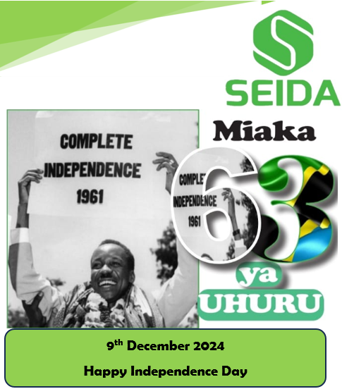 seida_tz's tweet photo. "Agriculture is our nation's foundation, the primary source of wealth and well-being. We must invest in our farmers and land to build a self-sufficient and prosperous Tanzania." Mwl. Nyerere in 09/12/1961 Happy Independence Day, Tanzania 🇹🇿 #IndepenceDay2024 #VijanaKilimoBiashara https://t.co/OzCyXxTivU