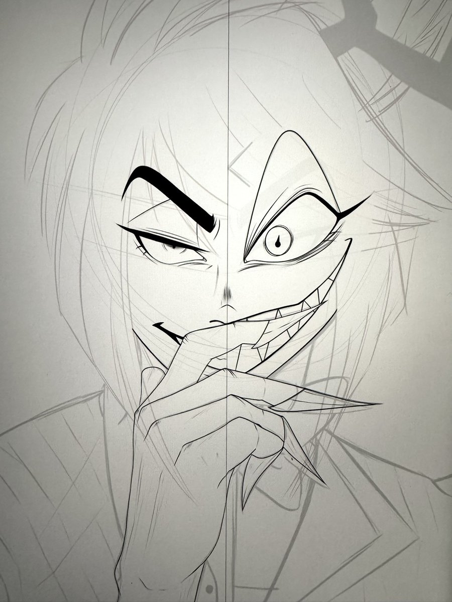 C01Iris's tweet photo. Slowly, I leave you his progress!

#TopAlWeek #TopAlastorWeek #radioapple #radioapplensfw #radioapplefanart #appleradio #alastor https://t.co/i4SFNW3yS0