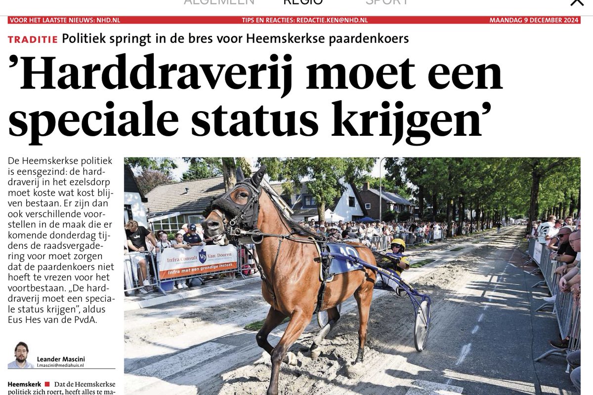 Hoe kan de vergunningsaanvraag voor de #harddraverij #Heemskerk zo voordelig en efficiënt mogelijk verlopen? Ons idee over een win-winsituatie voor ⁦ <a href="/gem_heemskerk/">Gemeente Heemskerk</a> en de harddraverijvereniging. harddraverijverenigingheemskerk.nl/geweldig-polit…