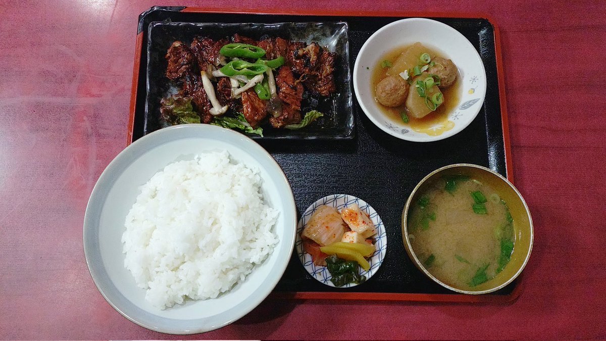 kantokusan41's tweet image. 韓国風居酒屋 梨花さん（海南市築地）
ハラミ定食（大）＋ニラ炒めたれ
かなり久々の梨花🎶
お肉メッチャ柔らかくてタレが抜群に美味しい😁
ニラ炒めも甘辛いタレでご飯がメッチャ進む😆
美味しかった😋
ごちそうさまでした🙏
#梨花