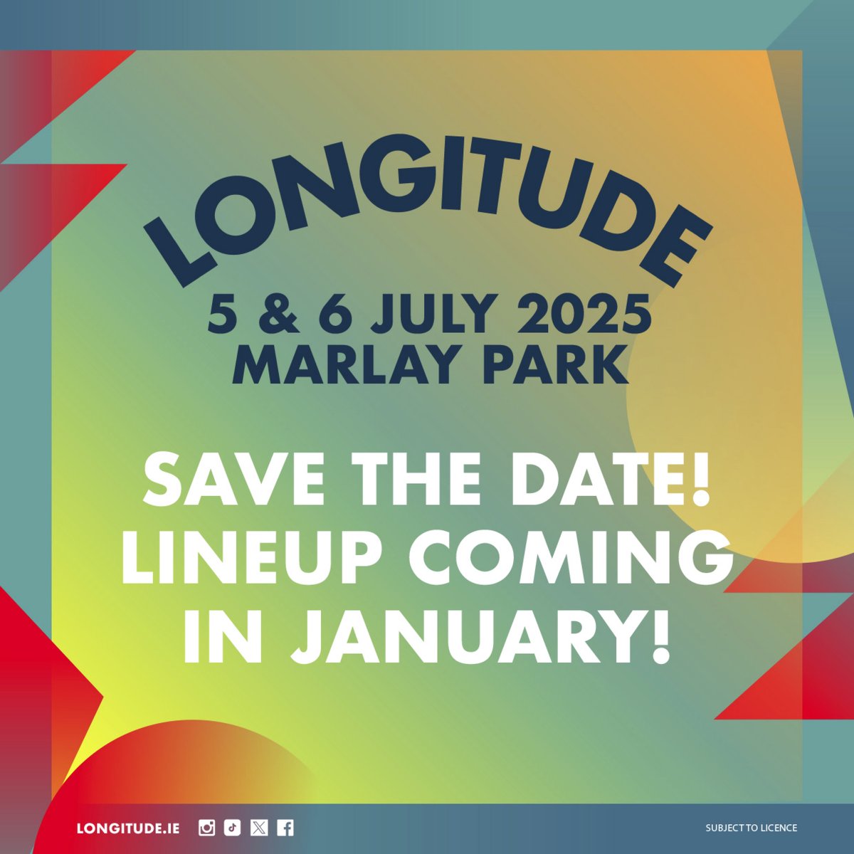 ✿ SAVE THE DATE ✿ @LongitudeFest is back for another round on Saturday 5th &amp; Sunday 6th July 2025 

❀ Pick out your dream lineup in our survey for the chance to WIN 4 x tickets to #Longitude2025 

→ Enter here: bit.ly/Longi-Lineup-2… ☀️