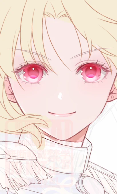 DIANA文庫さんはラフも見せていいよのところなので!おめめ、書影では小さくなってるけどこんなにかわいいのよまつげ!#DIANA文庫 #お仕事のwipどうぞ 