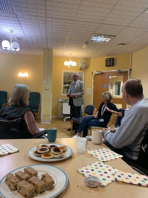 Headway Surrey (@headwaysurrey) on Twitter photo Visited the Bradley Unit in Woking with <a href="/rotary/">Rotary International</a> 🤝 to raise awareness of our services for #braininjury survivors 🧠. Met with staff & inspirational survivors 🙌 to discuss cognitive reablement, counselling & carer education
<a href="/ASPHFT/">Ashford & St Peter's</a> Visited the Bradley Unit in Woking with <a href="/rotary/">Rotary International</a> 🤝 to raise awareness of our services for #braininjury survivors 🧠. Met with staff & inspirational survivors 🙌 to discuss cognitive reablement, counselling & carer education
<a href="/ASPHFT/">Ashford & St Peter's</a>