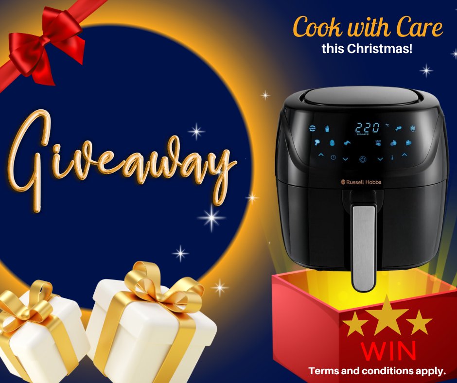 🙌 #CompetitionTime!

🙏 Thanks to <a href="/ElecSafetyFirst/">Electrical Safety First</a> you could win the Russell Hobbs 4L Rapid Digital Air Fryer simply by sharing this post and commenting underneath #CookWithCare!

❗ Competition ends at 12pm on Monday 16th December 2024

👉 T&amp;Cs: clevelandfire.gov.uk/terms-and-cond…