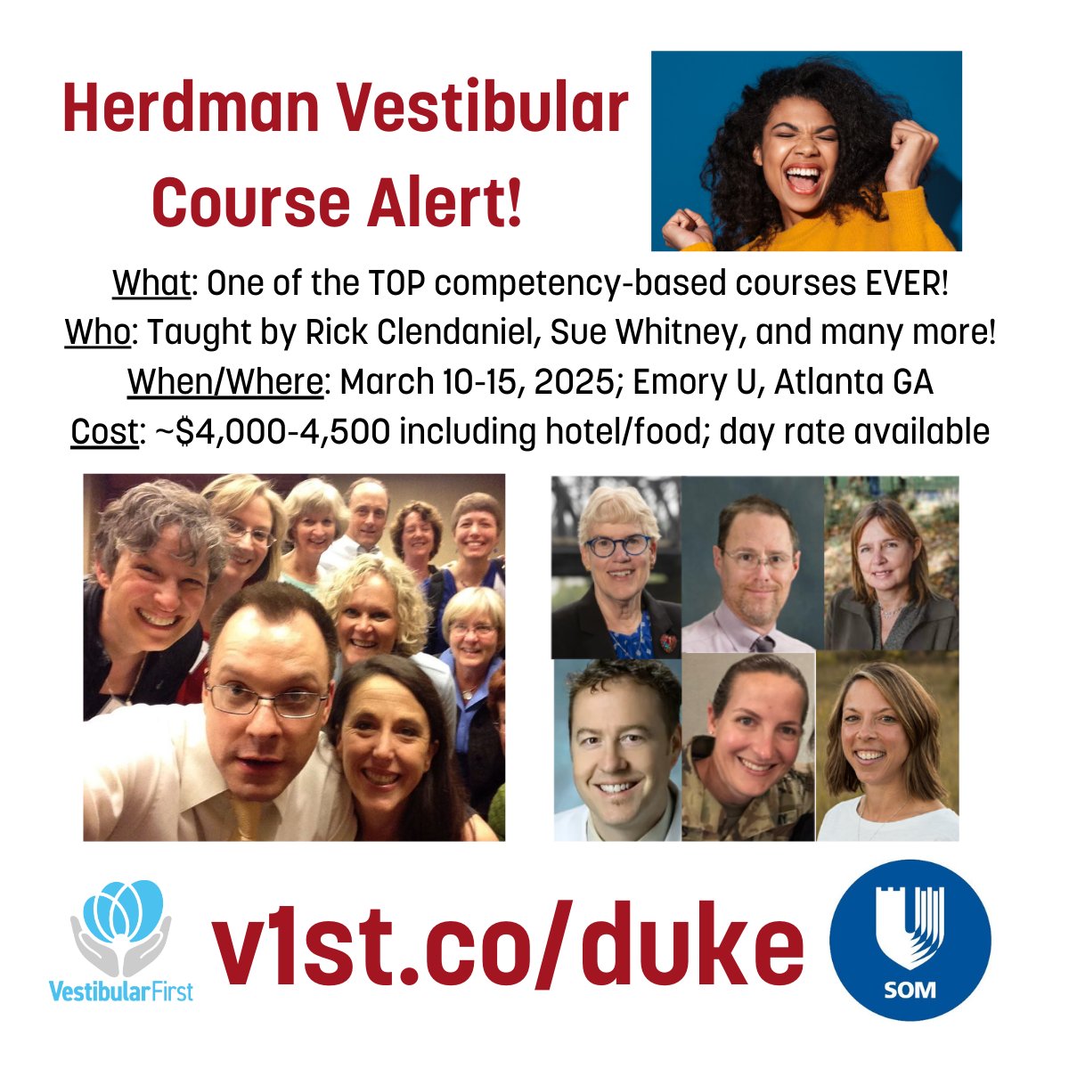 Do you see BPPV after brain injury? Learn all the nuances of assessment and treatment for BPPV and more: v1st.co/duke to sign up for the most GAME-CHANGING week-long in-person vestibular course at <a href="/EmoryUniversity/">Emory University</a>, run by <a href="/Duke_DPT/">Duke DPT</a>. #vestibularrehabilitation #bppv