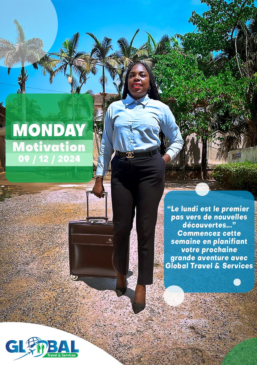 GTSGroup237's tweet photo. “Le lundi est le premier pas vers de nouvelles découvertes 🌍. Pourquoi ne pas commencer cette semaine en planifiant votre prochaine grande aventure ? https://t.co/1AoBWeqXNE