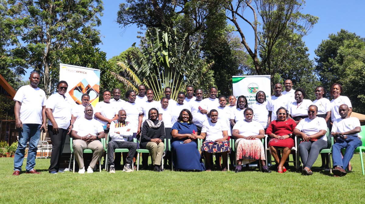 TrustAfrica's tweet photo. TrustAfrica held a transformational leadership training from Dec 2-5 in Kericho, Kenya, empowering women in the tea value chain under the Reclaim Sustainability! Programme.
This timely initiative aligns with the 16 Days of Activism, addressing GBV & advocating for gender equality in the tea sector.

Watch here: https://t.co/cJnWRo6KeD

#TrustAfrica #GenderEquality #16Days #Leadership #TeaSector #ReclaimSustainability