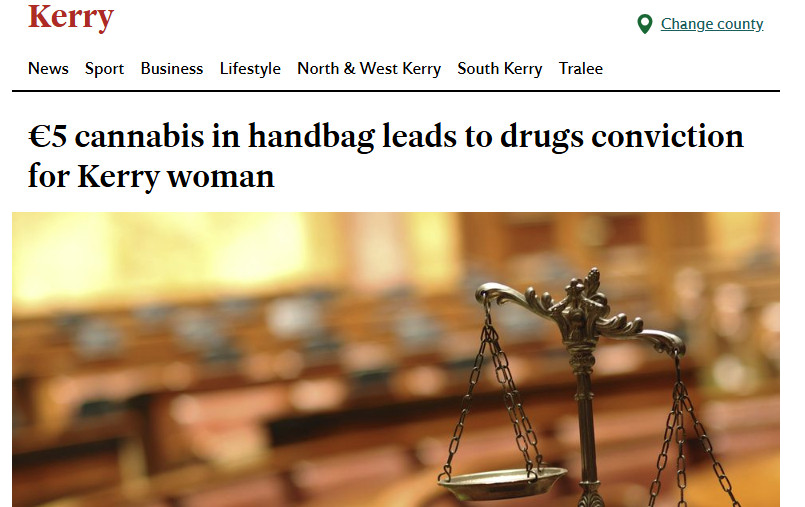 NatalieORegan1's tweet image. Can we all collectively agree on the stupidity of our drug laws?
Convicted and fined over €5 worth of cannabis.
Five. Euro.
Yet we are told we have a health-led approach.