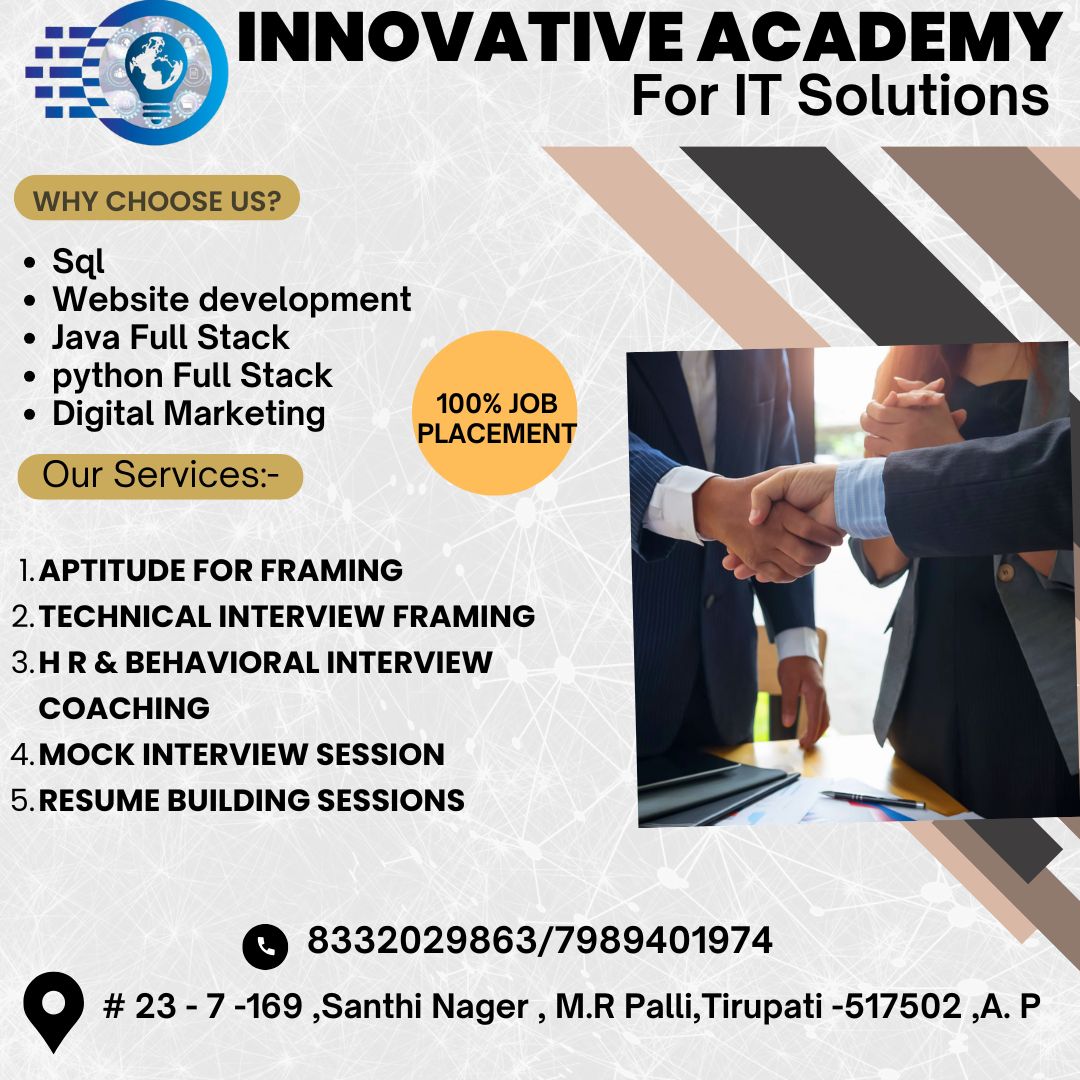 ia4solution's tweet image. #pythondjangoappdevelopment #magento #academicprojects #flutterappdevelopment #automationtesting #softwaretraining #placement #digitalmarketing #learndigitalmarketingonline #interview #itprojects #jobtraining #professionalinstitute #digitalmarketingtrainingkerala #interns