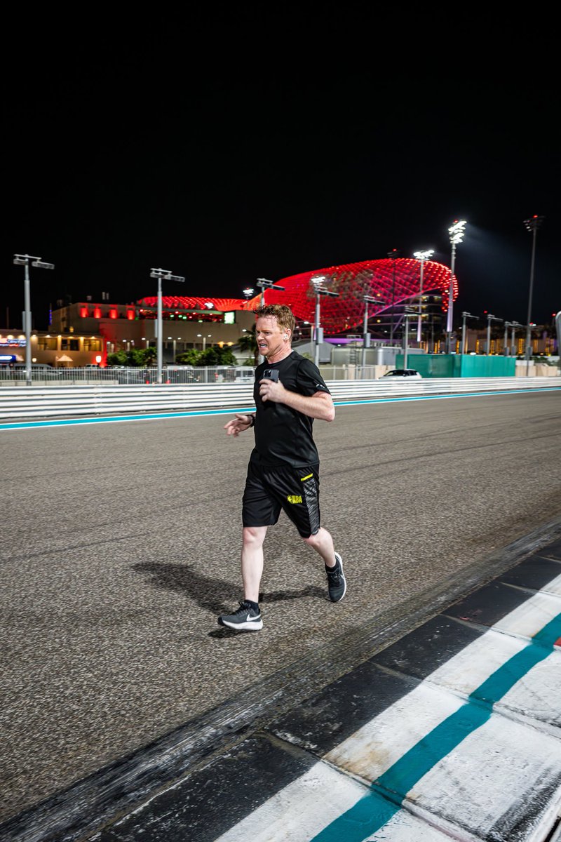 virtualstatman's tweet image. Before my second spinal surgery in April, one of the neurosurgeons said my athletic recovery goal was to be fit enough to run one lap of the Yas Marina circuit in December.  On Sunday night, 251 days after leaving the operating table, the goal of lapping Yas Marina became reality
