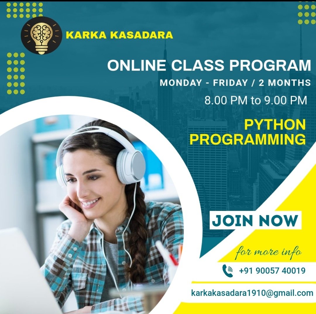 HyperLynxTweet's tweet photo. Hey Connections! ♥️

We offer the Python programming course from our company experts at an affordable cost.

Grab the government approved certification. https://t.co/fxSTjCcl4J