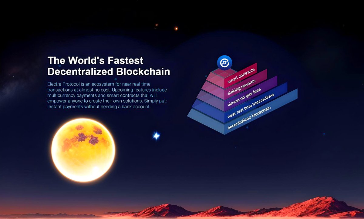 Built with passion by volunteers worldwide 🌍

Blockchain for real-time payments, where games come alive and dreams turn into projects. Powered by Proof-of-Stake. Create tokens, launch on OmniXEP, trade on ElectraDEX, and soon store them on our mobile app

We’re ready. Are you?