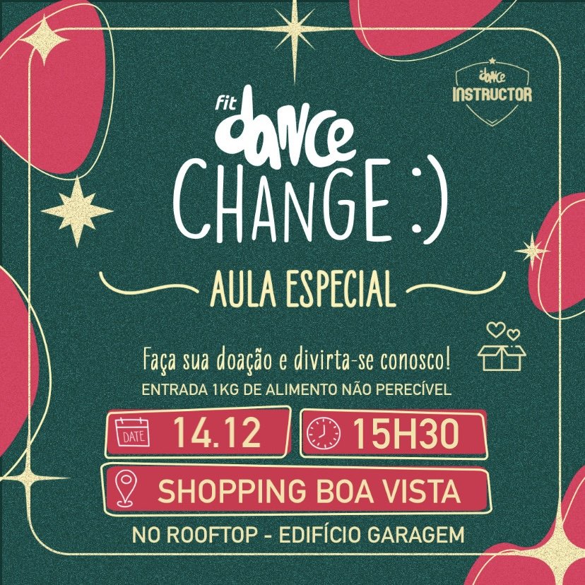 pop_pedroza's tweet photo. Para os amadinhos daqui: 

14/12 tem aulão FitDance Change no rooftop do shopping Boa Vista. Entrada 1kg de alimento. 
17/12 tem espetáculo Wicked do Studio de dança Cláudia Vieira no teatro Boa Vista. Ingressos na Bio do meu insta. 
Bora dançar comigo e me ver dancar?! 💛 https://t.co/MwLHwdjMra