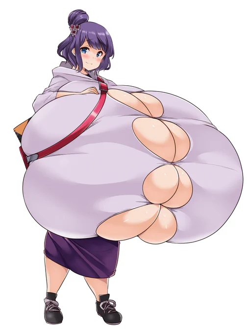 Commissionで描きました。超乳北斎ちゃん 