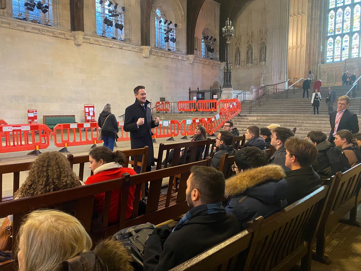 Stephen Morgan MP (@stephenmorganmp) on Twitter photo Great to speak with <a href="/portsmouthuni/">University of Portsmouth</a> Law students in Westminster Hall today to answer their questions about the role of MPs and Parliament Great to speak with <a href="/portsmouthuni/">University of Portsmouth</a> Law students in Westminster Hall today to answer their questions about the role of MPs and Parliament