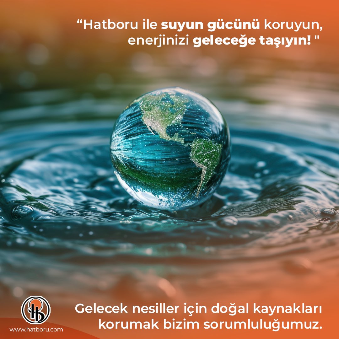 hatborukurumsal's tweet photo. Gelecek nesiller için doğal kaynakları korumak bizim sorumluluğumuz. Siz de sürdürülebilir çözümler için Hatboru'yu tercih edin! 💙 https://t.co/WlHhztBp0l