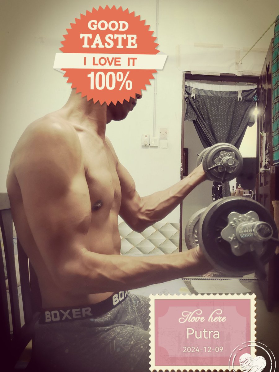 Sekian lama tinggal.
Hari ni mula balik.
Sebb dah beli protein.