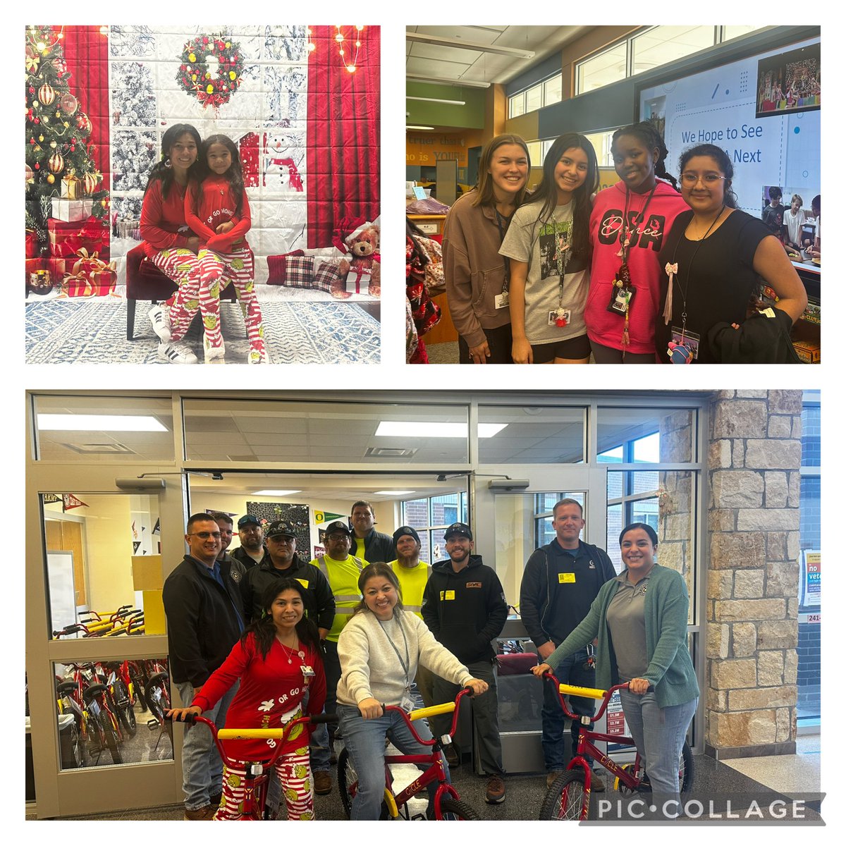 Busy and fun Friday <a href="/ewesbisd/">Edgewood Elementary</a>! Pajama Day, a visit from our amazing <a href="/CSASBISD/">Cornerstone Academy</a> and 80 Bicycles distributed by <a href="/HCPrecinct4/">Harris County Precinct 4</a>!
