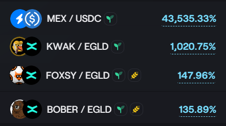 The story of the ⚡️, 🦫, 🦆, 🦊.

<a href="/xExchangeApp/">xExchange ⚡</a> Maxis, Farm away.💰