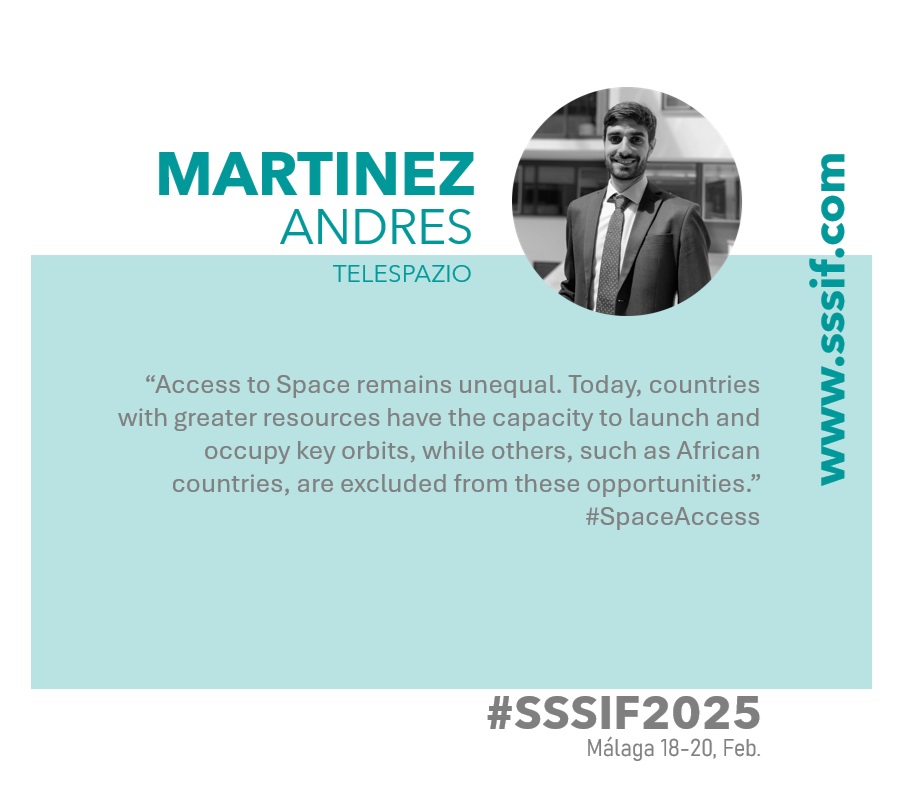 Equitable Access to Space: The Challenge of a Sustainable Space Age. #SpaceAccess Read here Andres Martinez <a href="/telespazio/">Telespazio</a> full interview linkedin.com/posts/small-sa…