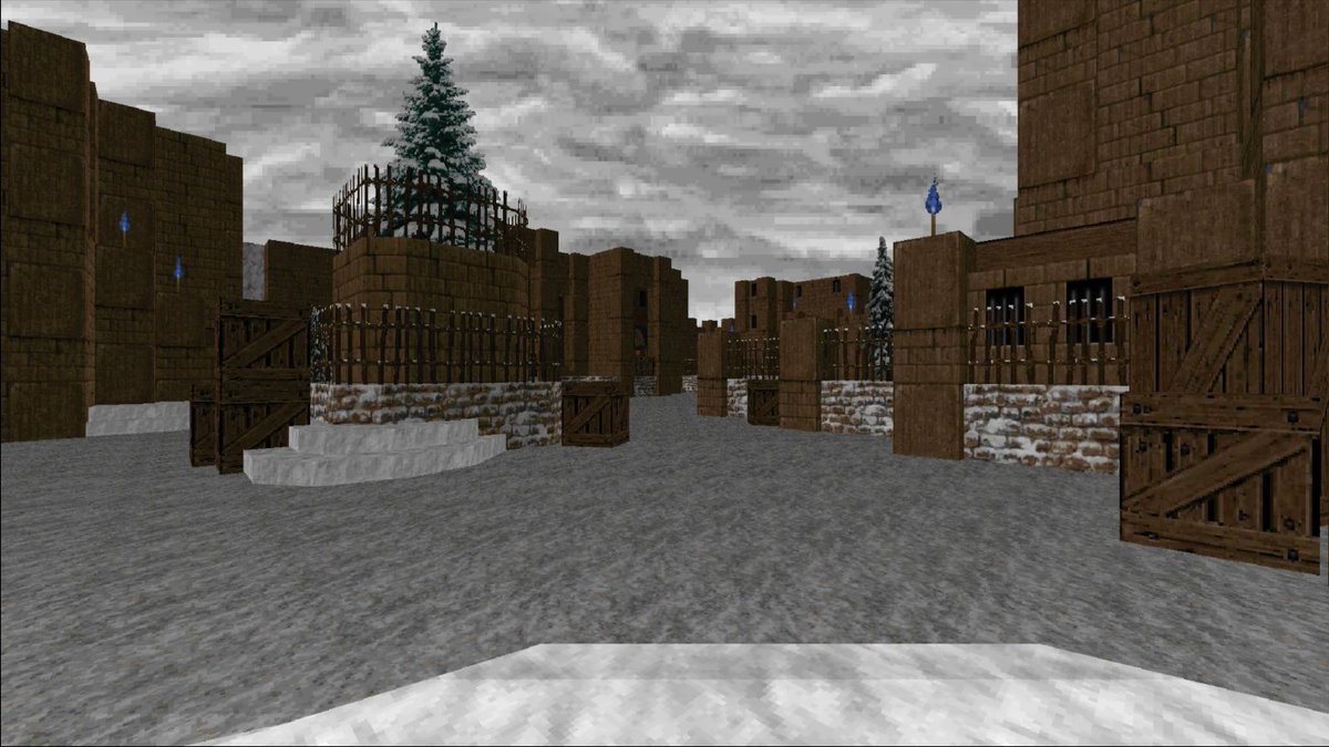 TheCacowards's tweet photo. On the ninth day of the Cacowards from the Doom community, an Egyptian-themed winter wonderland? These Doom mods are getting out-of-hand! By Egg Boy: https://t.co/A5hI6lq0FA https://t.co/FHTl50uqXU