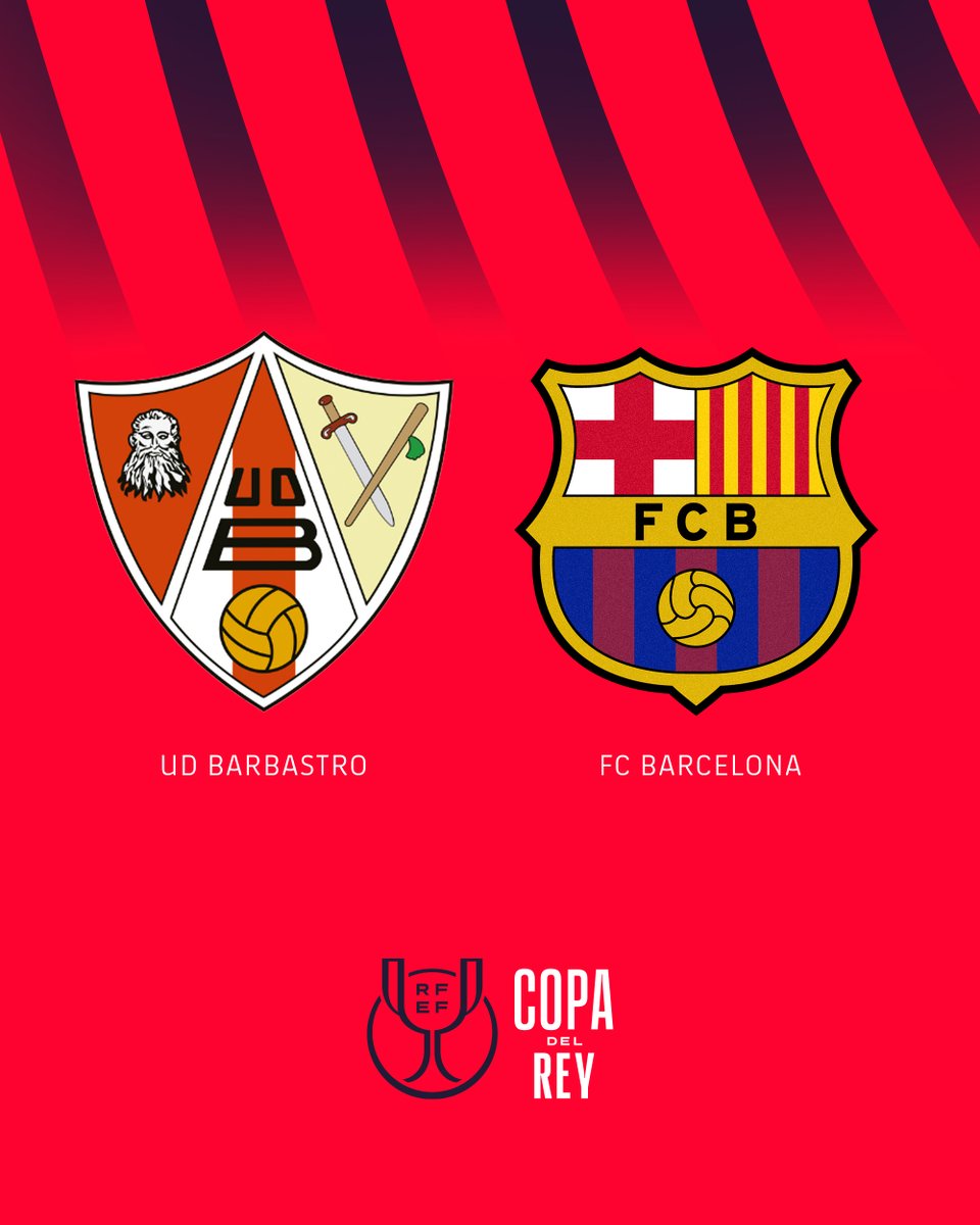 🚨 UD Barbastro is our opponent in the Last 32 of the Copa del Rey