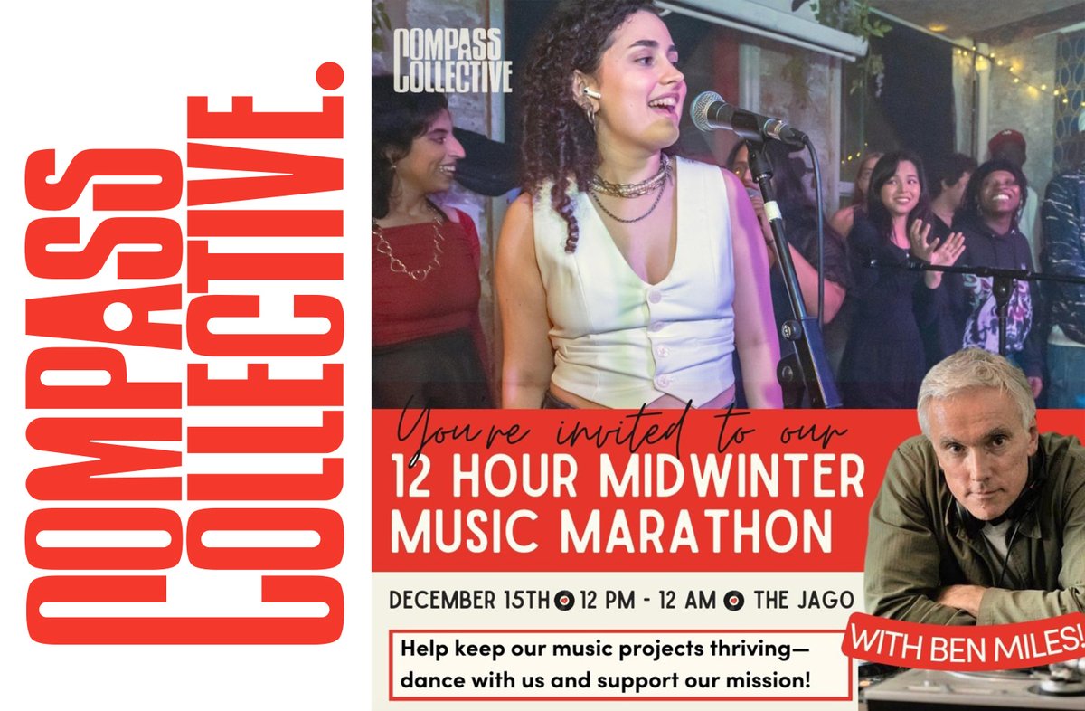 Photobanks's tweet photo. Sunday 15th Dec @ the Jago in Dalston for the Midwinter Music Marathon with Compass Collective &amp; guests including, actor DJ duo Toby Jones &amp; Ben Miles. 
https://t.co/YJBOT6lm6t
I will be capturing the event, photographing the passion &amp; #energy of the incredible #music #artists. https://t.co/rBriHK0eMv