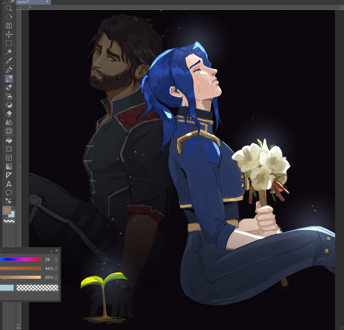ariespsyche's tweet photo. (wip) "always with you, sis" #arcane #jayce #caitlyn https://t.co/HQek6GOqym