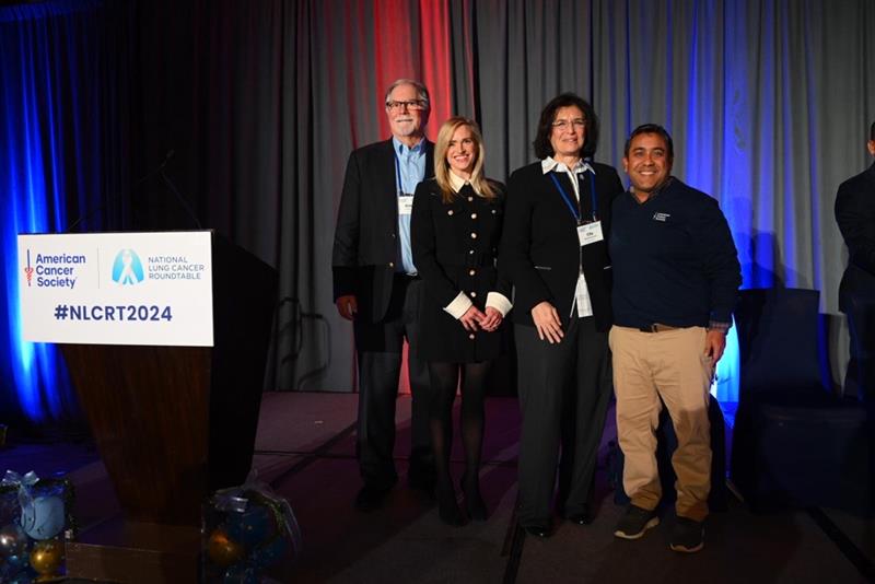 ACS National Lung Cancer Roundtable (@nlcrtnews) on Twitter photo As we gather for our largest-ever Annual Meeting, we are thrilled to present Dr. Ella A. Kazerooni with the <a href="/AmericanCancer/">American Cancer Society</a> Volunteer Leadership Award, the highest honor given to volunteers. <a href="/ellakaz/">Ella Kazerooni 〽️</a> As we gather for our largest-ever Annual Meeting, we are thrilled to present Dr. Ella A. Kazerooni with the <a href="/AmericanCancer/">American Cancer Society</a> Volunteer Leadership Award, the highest honor given to volunteers. <a href="/ellakaz/">Ella Kazerooni 〽️</a>