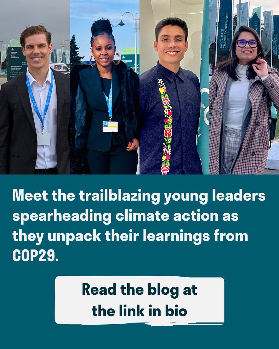 Are young leaders the only hope for the future of our planet? 🌍

Over 40 of our Ambassadors journeyed to Azerbaijan for #COP29 this year. From disappointing climate finance discussions to fossil fuel transition, read our Ambassadors' reflections from the world's biggest climate