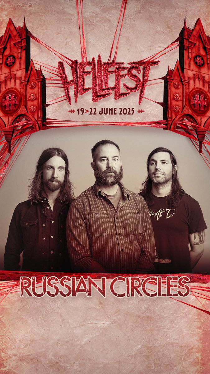 Russian Circles (@russiancircles) on Twitter photo Just announced. We are looking forward to playing <a href="/hellfestopenair/">Hellfest Open Air Festival</a> on June 21st headlining the Valley stage. Just announced. We are looking forward to playing <a href="/hellfestopenair/">Hellfest Open Air Festival</a> on June 21st headlining the Valley stage.